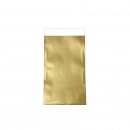 100 Geschenk-Flachbeutel 9,5 x 14 + 2 cm - gold