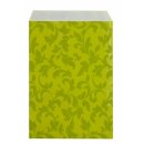 200 Geschenk-Flachbeutel 15 x 23 + 2 cm - Barock grün