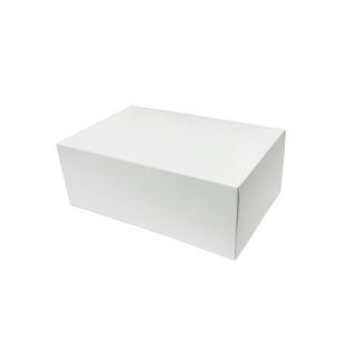 100 Tortenkartons 21 x 14 cm - weiß