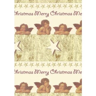 1 Weihnachts-Geschenkpapier 50 cm x 250 m