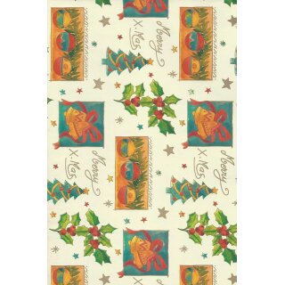 25 Weihnachts-Geschenkpapier 50 x 70 cm