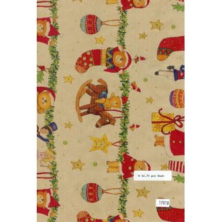 25 Weihnachts-Geschenkpapier 50 x 70 cm