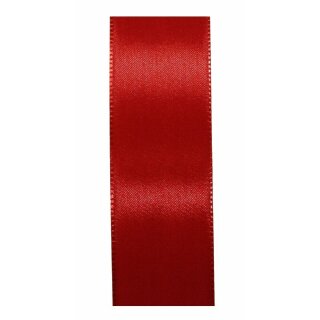 1 Seidenband 40 mm x 50 m - rot