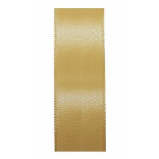 1 Seidenband 40 mm x 50 m - cremegold