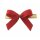 100 Schleifen mit Clip - S - rot
