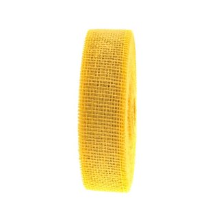 1 Jute-Schmuckband 50 mm x 30 m - sonnengelb