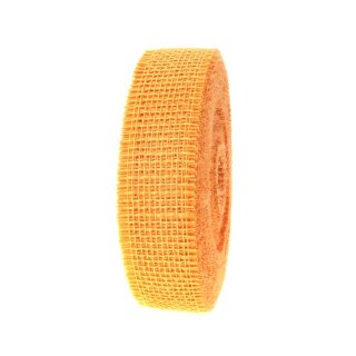 1 Jute-Schmuckband 45 mm x 20 m - apricot