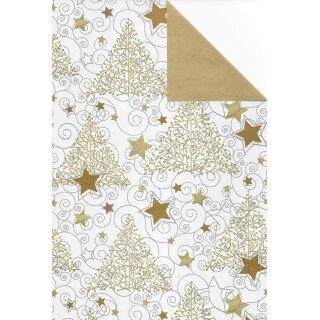 1 Weihnachts-Geschenkpapier 30 cm x 250 m