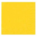 200 Zelltuchservietten 33 x 33 cm - gelb