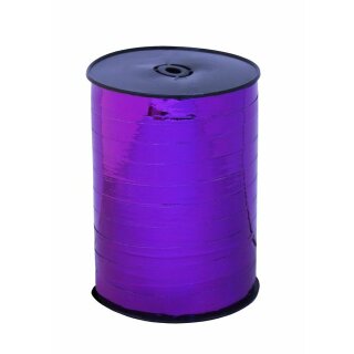 1 Glanzband metallic 9,5 mm x 250 m - violett