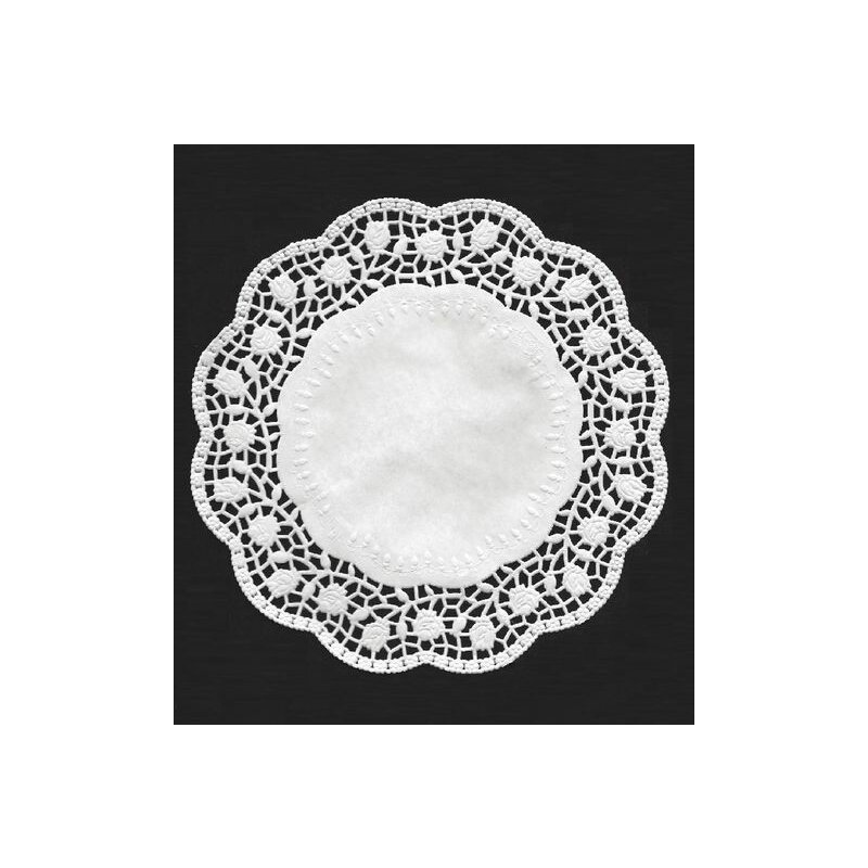 Tortenspitzen Aus Papier – 6 Stück, Durchmesser 36 Cm, Weiß (Heku)