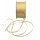 1 Seidenband mit Goldkante 3 mm x 50 m - champagner