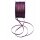 1 Seidenband mit Goldkante 3 mm x 50 m - violett