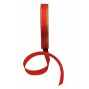 1 Seidenband mit Goldkante 15 mm x 50 m - rot