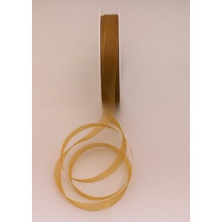 1 Organza-Schmuckband 15 mm x 50 m - gold