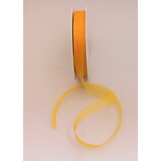 1 Organza-Schmuckband 15 mm x 50 m - mandarin