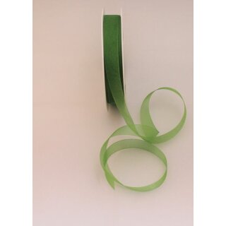 1 Organza-Schmuckband 15 mm x 50 m - sommergrün