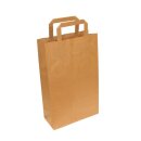 250 Papier-Tragetaschen 22 x 36 + 11 cm - braun