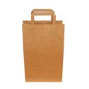 250 Papier-Tragetaschen 22 x 36 + 11 cm - braun