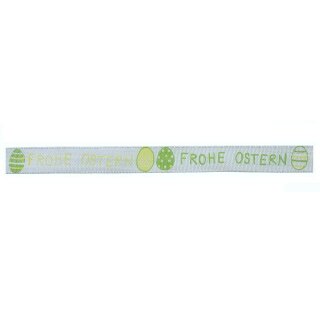 1 Schmuckband 15 mm x 20 m - Frohe Ostern
