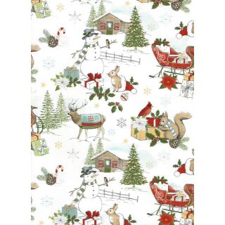 1 Weihnachts-Geschenkpapier 30 cm x 250 m