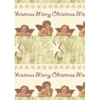 1 Weihnachts-Geschenkpapier 50 cm x 250 m