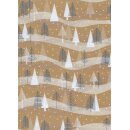 1 Weihnachts-Geschenkpapier 50 cm x 250 m