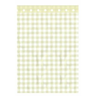 100 Geschenk-Flachbeutel 17 x 21 + 2 cm - vichy-beige