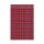 100 Geschenk-Flachbeutel 13 x 18 + 2 cm - Tartan rot