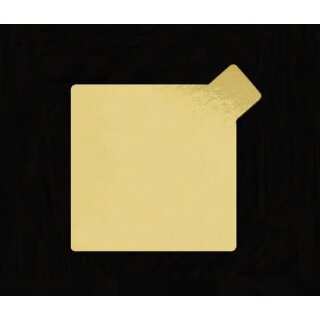 250 Goldscheiben 8 x 8 cm - mit Grifflasche