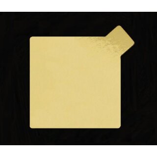 250 Goldscheiben 9 x 9 cm - mit Grifflasche