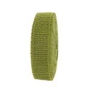 1 Jute-Schmuckband 45 mm x 20 m - olivgrün