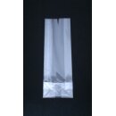 100 Polypropylen-Blockbodenbeutel 80 + 40 x 240 mm - 50 my
