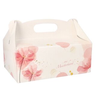 15 Gebäck-Kartons - L - rosé