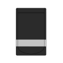 1000 Standbodenbeutel 180 x 290 + 90 mm - schwarz mit...