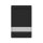 1000 Standbodenbeutel 180 x 290 + 90 mm - schwarz mit Sichtfenster