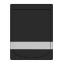 500 Standbodenbeutel 250 x 340 + 130 mm - schwarz mit...