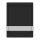 500 Standbodenbeutel 250 x 340 + 130 mm - schwarz mit Sichtfenster