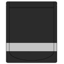 500 Standbodenbeutel 300 x 370 + 160 mm - schwarz mit...