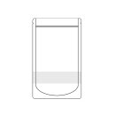 1000 Standbodenbeutel 160 x 270 + 80 mm - wei&szlig; mit...