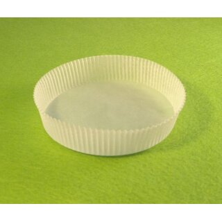 672 Backf&ouml;rmchen rund - 9 x 2 cm - wei&szlig; - Donut
