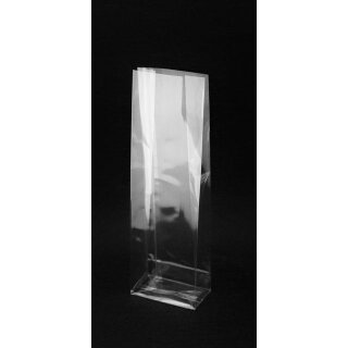 100 Polypropylen-Blockbodenbeutel 70 + 40 x 220 mm - 50 my
