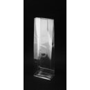 100 Polypropylen-Blockbodenbeutel 70 + 40 x 220 mm - 50 my