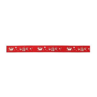 1 Taftband 15 mm x 25 m - rot Gift Express